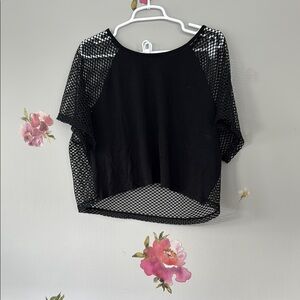 Black Mesh Victoria’s Secret sports top